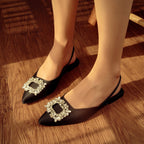 ZX Gemstone Slingback Flats