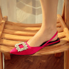 ZX Gemstone Slingback Flats